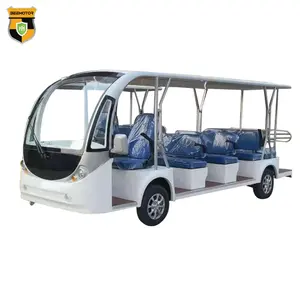 Promotional 72V Shuttle Tourist 14 Seats Adult Passenger Electric Shuttle Bus 14 Sets City Electric Shuttle Bus