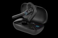 Monaural Headset nirkabel kontrol sentuh Tws kait telinga Headset BT 5.3 Headset Noise Canceling earbud tahan air earphone pria G3