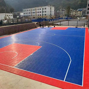 Revêtement de sol sportif polyvalent portable pour pickleball et handball Installation facile PP Interlocking Court avec lignes - Product Image 5