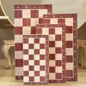 Haute qualité en bois classique échiquier jouet d'échecs jeu interactif dames jeu de société jeu d'échecs en bois pour enfants famille