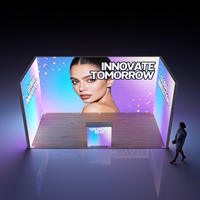 Stand d'exposition modulaire portable, constructeur de stand d'exposition, stand d'exposition rétroéclairé, stand d'exposition Seg Expo, boîte lumineuse publicitaire LED