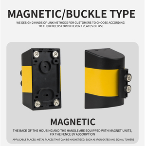Kapalı kalabalık kontrolü için ağır fren sistemi ile <span class=keywords><strong>3m</strong></span> yüksek kaliteli çelik geri çekilebilir kemer bariyer duvara monte - Product Image 4