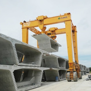 Grú<span class=keywords><strong>a</strong></span> de pórtico con ruedas de goma de doble viga con grú<span class=keywords><strong>a</strong></span> de pórtico con ruedas de viga RTG de goma - Product Image 5