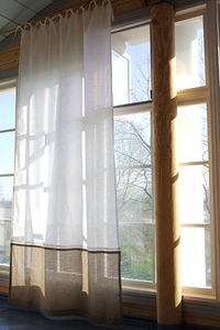 Rideau classique en lin tapisserie de haute qualité, nouveau, vente en gros, pour fenêtre de salon et chambre à coucher, 100% - Product Image 3