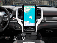 Radio Mobil Android 14 14,5 Inci untuk Truk Dodge RAM 1500 2500 3500 2019-2023, Layar Otomatis Carplay, Stereo 4G, GPS, Pemutar Video