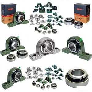 Set Completo di Cuscinetti a Blocco in Ghisa, Cuscinetti a Blocco in Acciaio Leggero UCP 204 205 206 207 <span class=keywords><strong>208</strong></span>, Cuscinetto Sferico Esterno UCP204-12 - Product Image 1