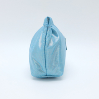 Sacs cosmétiques brillants en vrac, trousse de toilette en PU, pochette de rangement pour petits maquillages et bijoux, pochette compressible, sac à main personnalisé