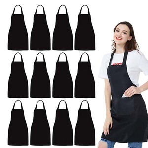 Tablier <span class=keywords><strong>de</strong></span> <span class=keywords><strong>cuisine</strong></span> pour femmes <span class=keywords><strong>de</strong></span> restaurant d'hôtel avec logo personnalisé Tablier en toile <span class=keywords><strong>de</strong></span> polyester <span class=keywords><strong>de</strong></span> coton imprimé imperméable - Product Image 4