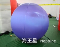 Vente en gros de système solaire gonflable personnalisé Saturne Planète géante LED gonflable pour décorations à vendre