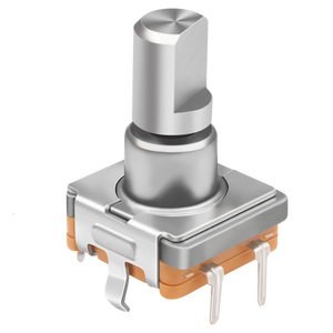 Soundwell RS11 Metal Shaft Rotary Push Switch <b>Potentiometer</b> - Product Image 1