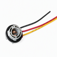 Nouvelle douille d'ampoule de voiture 1156 BA15S 1157 BAY15D avec faisceau de câblage et connecteur pour clignotant, feu stop et feu arrière 12V 18W