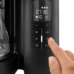 <span class=keywords><strong>Cafetera</strong></span> <span class=keywords><strong>de</strong></span> <span class=keywords><strong>goteo</strong></span> automática <span class=keywords><strong>de</strong></span> 10 tazas, pantalla LCD programable, temporizador <span class=keywords><strong>de</strong></span> 24 horas, <span class=keywords><strong>Molinillo</strong></span> Eléctrico <span class=keywords><strong>incorporado</strong></span> para el hogar - Product Image 4