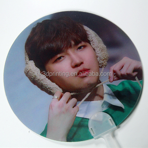 Éventail à main Kpop en plastique 3D, design mignon, best-seller, cadeau souvenir pour animaux de compagnie - Product Image 4