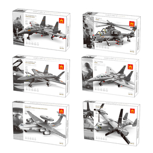 Wange 5006 New Chiến Đấu Máy Bay Xây Dựng Khối Tương Thích Với Tất Cả Các Thương Hiệu Lớn Xây Dựng Khối Quân Đội Cho Trẻ Em - Product Image 2