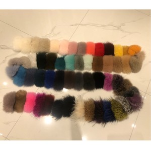 RX Furs Custom Color Long Style Fashion Overcoat Lapel Jacket <strong>Full</strong> <strong>Length</strong> Pelt Retro Dots Real Fur <strong>Coat</strong> With Big Collar - Product Image 4