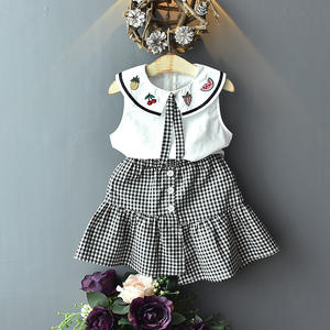 Nuevos productos, venta al por mayor, <span class=keywords><strong>ropa</strong></span> <span class=keywords><strong>urbana</strong></span> para niños, conjunto de niña de tela suave para niños en el mercado de China - Product Image 1