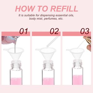 Frascos de Perfume de Vidrio Transparente de 2ml 3ml 5ml 10ml con Pulverizador, Envase Pequeño - Product Image 2