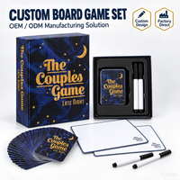 Jeu de société pour couples, personnalisé, avec logo sur mesure, tableaux effaçables à sec pour soirée romantique ou fête entre couples