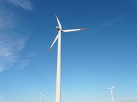 Éolienne horizontale Outevo W-300 30kW sans balais en acier, démarrage automatique, faible entretien pour villa et ferme