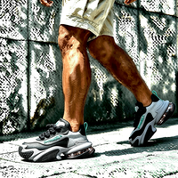 Fabricant de chaussures personnalisées – Baskets en cuir à semelle épaisse, respirantes, tendance, style « Dad Shoes », prêtes à être expédiées