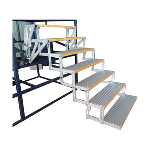 RV camping-car <span class=keywords><strong>caravane</strong></span> van électrique pliant étape aluminium remorque camion camping-car côté pli étape capacité de charge 200kg lumières LED - Product Image 1