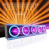 Lampu Moving Head RGBW Matrix Blinder ANTS 5 Eyes 5x150W WL LED IP20 DMX512 Mendukung Dimmer untuk DJ/Disko/Bar/Klub/Pertunjukan Langsung
