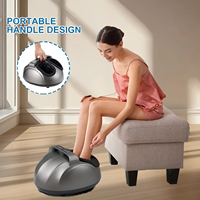 Appareil de massage des pieds et des jambes tendance, à compression d'air électrique, chauffant, avec vibration Shiatsu, pour pieds et mollets