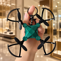 Porte-clés drone de simulation, petit modèle d'avion en plastique, pendentif, nouveauté, gadget, cadeau pour enfants et adultes, collection