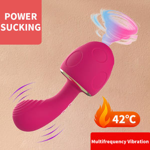 Cogumelo Silicone USB Recarregável Full Body Heating AV Wand Massagem Sex Toy AV Wand Vibrador para Adulto - Product Image 2