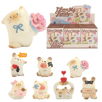 Cat Dog PAI I Love My Family Blind Box Eco-Friendly Resin DIY Kawaii Mystery Box Blind Box Collectible Figure