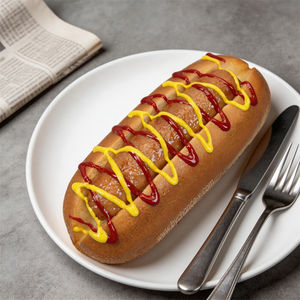 Modelo de Salchicha Realista Reutilizable para Entrenamiento, Exhibición, Impermeable, Juguete de Comida Falsa para Muestras de Menús de Restaurantes, Escenarios de Aula - Product Image 1