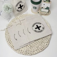 Sac en coton à cordon en forme de croix pour kit de gueule de bois individuel, cadeau idéal pour toutes les occasions