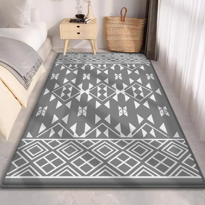 <span class=keywords><strong>Tapis</strong></span> moderne épais de 3cm imprimé gris et <span class=keywords><strong>beige</strong></span> <span class=keywords><strong>Tapis</strong></span> moderne en mousse à mémoire de forme pour le salon - Product Image 6