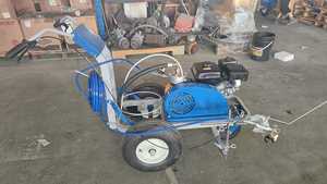 Macchina Traccialinee Stradale a Spinta Manuale Senza Aria per Pavimentazione Monocomponente o Bicomponente, Macchina per Marcatura a Spruzzo a Freddo - Product Image 5