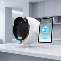 Analyseur de peau 3D Moji AI, miroir magique professionnel, utilisation commerciale, caméra HD 36MP, écran 13,3 pouces, compatible US/ZA/JP