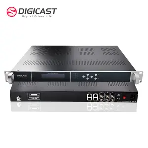 DMB-24E IP RF IP QAM 변조기 TV 1MPTS/128SPTS 입력 4 RF 출력 디지털 TV 방송