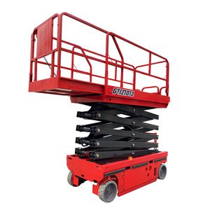 Scissor <span class=keywords><strong>Lift</strong></span> 10M Self-Propelled dengan Tinggi Kerja 10M |   <span class=keywords><strong>Platform</strong></span> Kerja Udara Bertenaga Listrik untuk Instalasi Konstruksi - Product Image 1