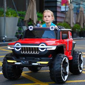 سيارة أطفال كهربائية جديدة لعام 2022 من المصنع مباشرة، متعددة الألوان، كبيرة الحجم، بمقعدين، تعمل ببطارية 12 فولت 10 أمبير، مصنوعة من البلاستيك - Product Image 6