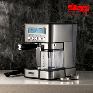 Dsp Hot Sale Oem Professionele 15bar Cafe Machine Espresso Koffie 1.8l 2 In 1 Machine Koffiezetapparaat Met Melk Dispenser - Product Image 5