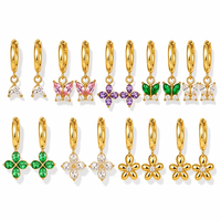 Anting Baja Tahan Karat 316L untuk Wanita dengan Batu Zirkonia Berkilau Perhiasan Fashion Minimalis Hipoalergenik untuk Pemakaian Sehari-hari