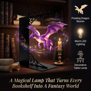 Floating <b>Dragon</b> Bookshelf Lamp Led Desk <b>Light</b> With Hanging Design For Reading Night <b>Light</b> - Product Image 6