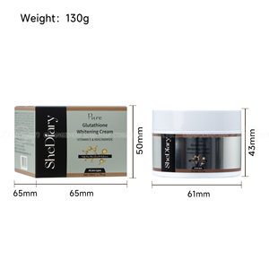 Crema Facial Blanqueadora Antienvejecimiento con Doble Glutatión de Marca Privada 50ml, Niacinamida y Arbutina, Humectante Iluminador para Todo Tipo de Piel - Product Image 3