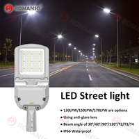 Lampadaire LED 60W 100W 150W 200W 160LM/W UL DLC IP66 5000K avec gradation 0-10V et cellule photoélectrique pour éclairage extérieur de routes, parkings et zones publiques