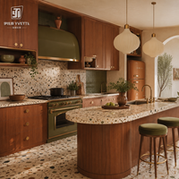 Mobile da Cucina Pieghevole Moderno in Acciaio Inossidabile Personalizzato con Facile Installazione per Ristrutturazioni Residenziali Costiere