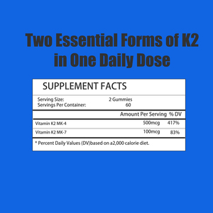 Gélules de Vitamine K2 OEM ODM pour le Soutien Cognitif, la Santé Osseuse et la Protection Cardiovasculaire, Contient de la Vitamine K2 MK-4 - Product Image 2