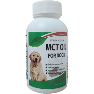 ETRUN ALISA <span class=keywords><strong>Olio</strong></span> MCT Premium Biologico Spremuto a Freddo <span class=keywords><strong>per</strong></span> <span class=keywords><strong>Cani</strong></span>, Trigliceridi a Catena Media C8 C10 60g, <span class=keywords><strong>per</strong></span> una Digestione Sana - Product Image 1