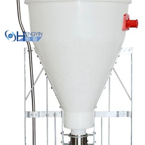 Nuovo Miglior Prezzo HENGYIN <span class=keywords><strong>HYG</strong></span> F01 Mangiatoia Automatica Intelligente in Plastica Bianca 65KG 100KG 140KG per Alimenti Secchi e Umidi Lunga Durata per Suini - Product Image 5