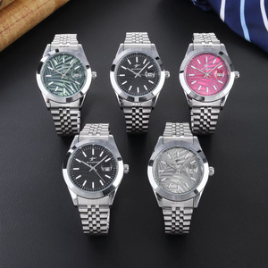 Orologio Cronografo da <span class=keywords><strong>Uomo</strong></span> Premium con Motivo Speciale, Calendario in Vetro, Luminoso, Cinturino in Acciaio Inossidabile, Movimento al Quarzo - Product Image 6