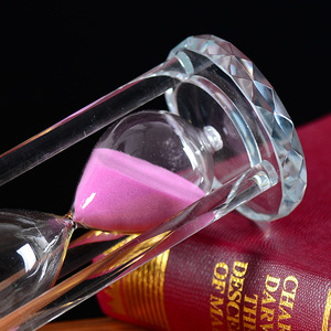 Bán buôn cát hẹn giờ 30 phút Tinh thể thủy tinh đồng hồ cát hẹn giờ pha lê cát hẹn giờ - Product Image 6