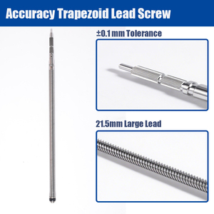 Tornillos Trapezoidales Terminados con Extremos Cizallados y Biselados, Material 2Cr13/SUS304, Compatibles con Rodamientos de Engranajes, Servicios de Mecanizado Personalizados - Product Image 4